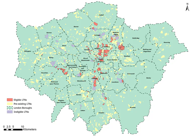 How Effective are Low Traffic Neighbourhoods in Reducing Traffic Accidents? A City-Wide Difference-in-Differences Study in London