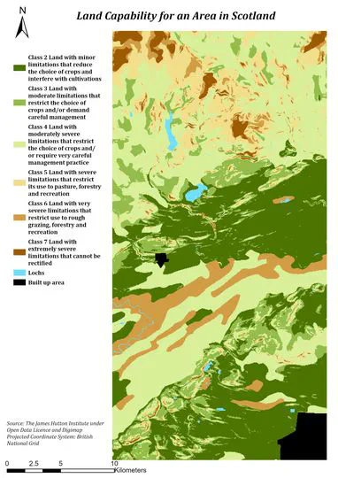 Solar Park Site Suitability Analysis: A Multi-Criteria Evaluation in Scotland